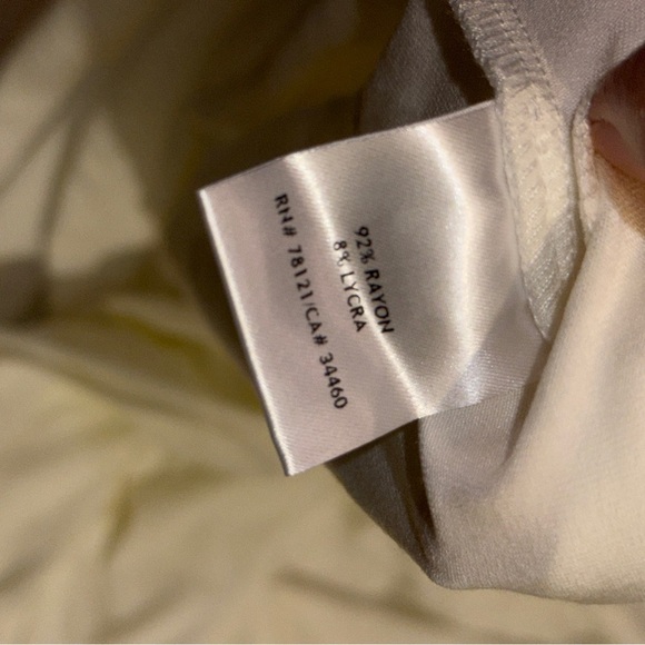 New NWT Eileen Fisher Cami Tank Shell White Viscose Stretch Jersey Size 3X Rayon - Picture 8 of 9